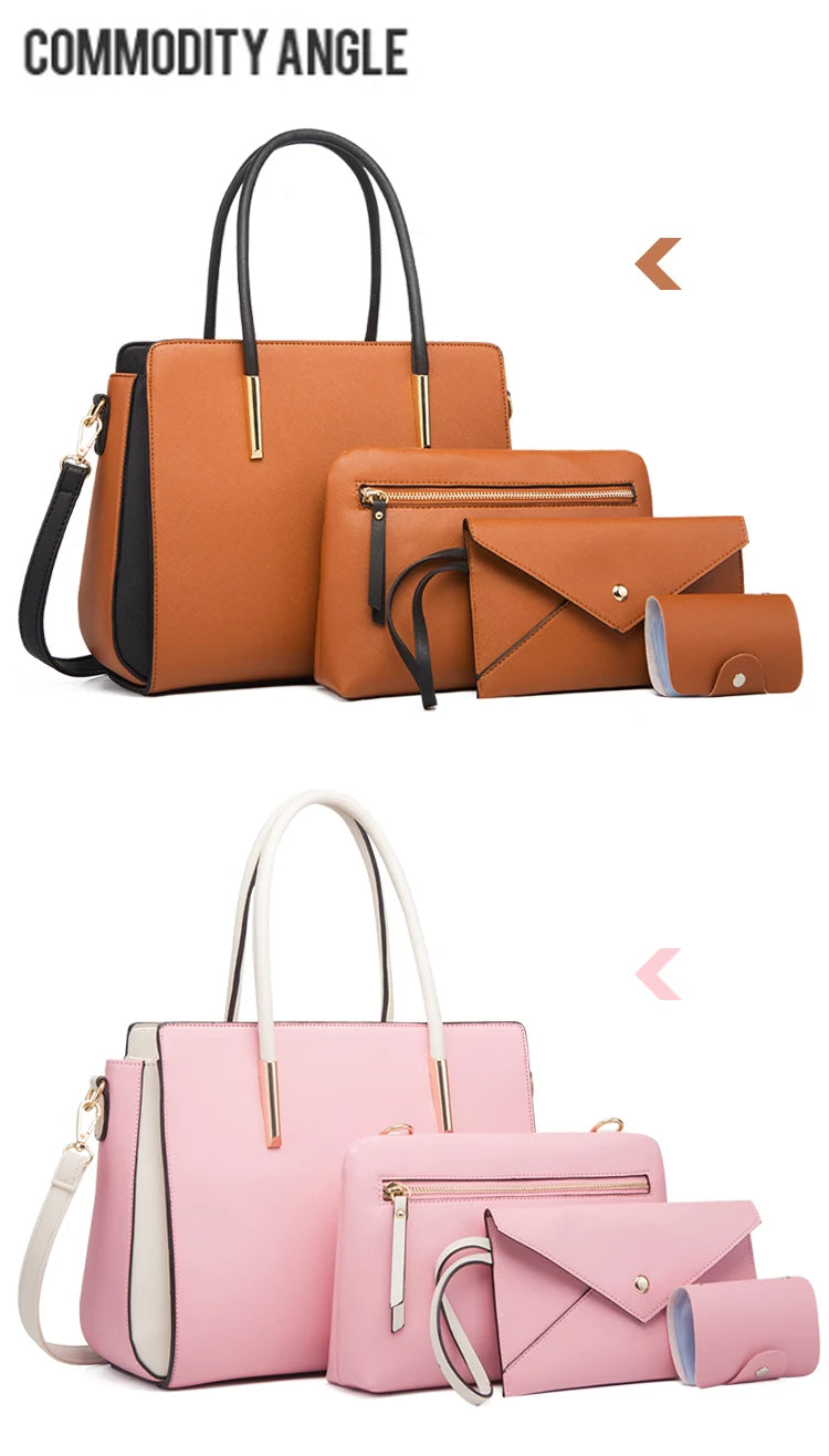 Designer Bags Luxury 4 Pcs Set Women