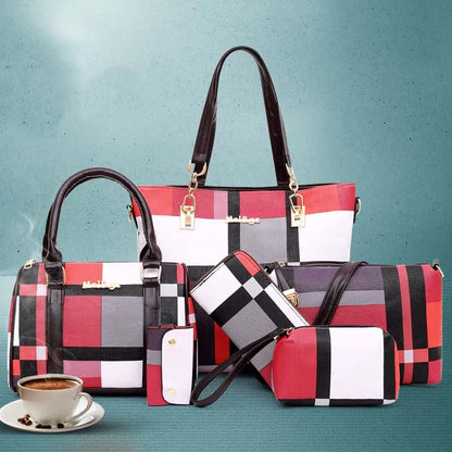 New Fashion Luxury Handbags New 6 PCS Set