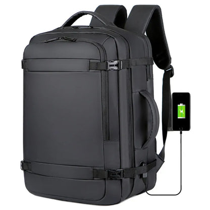 Expandable USB Travel Backpack