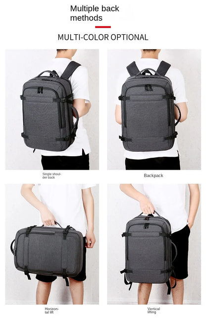 Expandable USB Travel Backpack