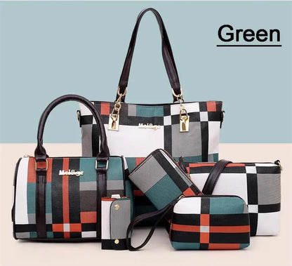 New Fashion Luxury Handbags New 6 PCS Set