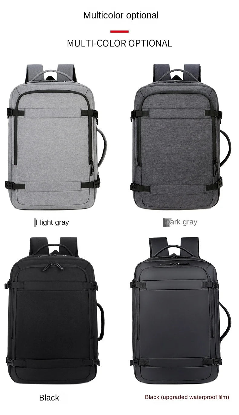 Expandable USB Travel Backpack