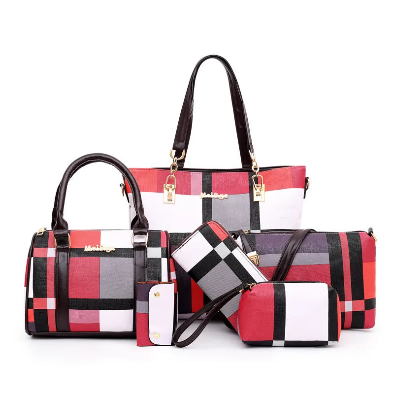 New Fashion Luxury Handbags New 6 PCS Set