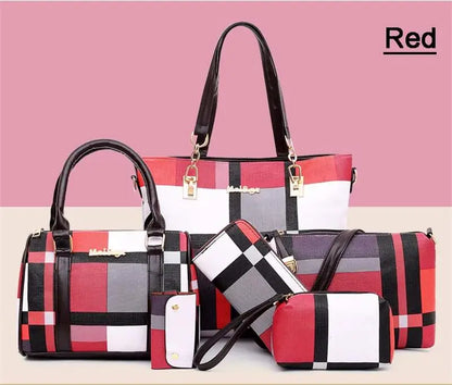 New Fashion Luxury Handbags New 6 PCS Set