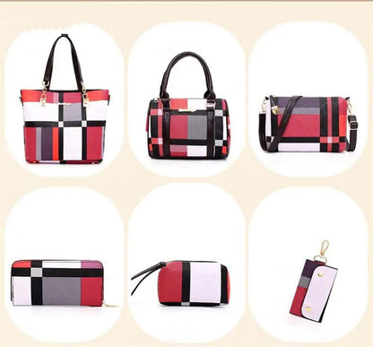 New Fashion Luxury Handbags New 6 PCS Set